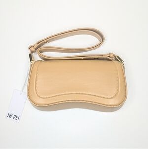 JW PEI Joy Shoulder Bag Tan Brown Structured Small Adjustable